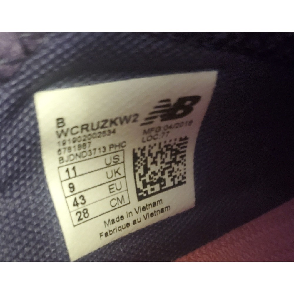 New Balance Fresh Foam Cruz V2 Running Shoes Womens Size 11 Purple - Picture 10 of 11